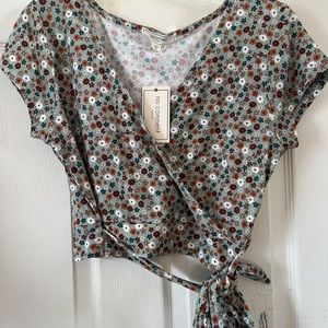 Flower crop top